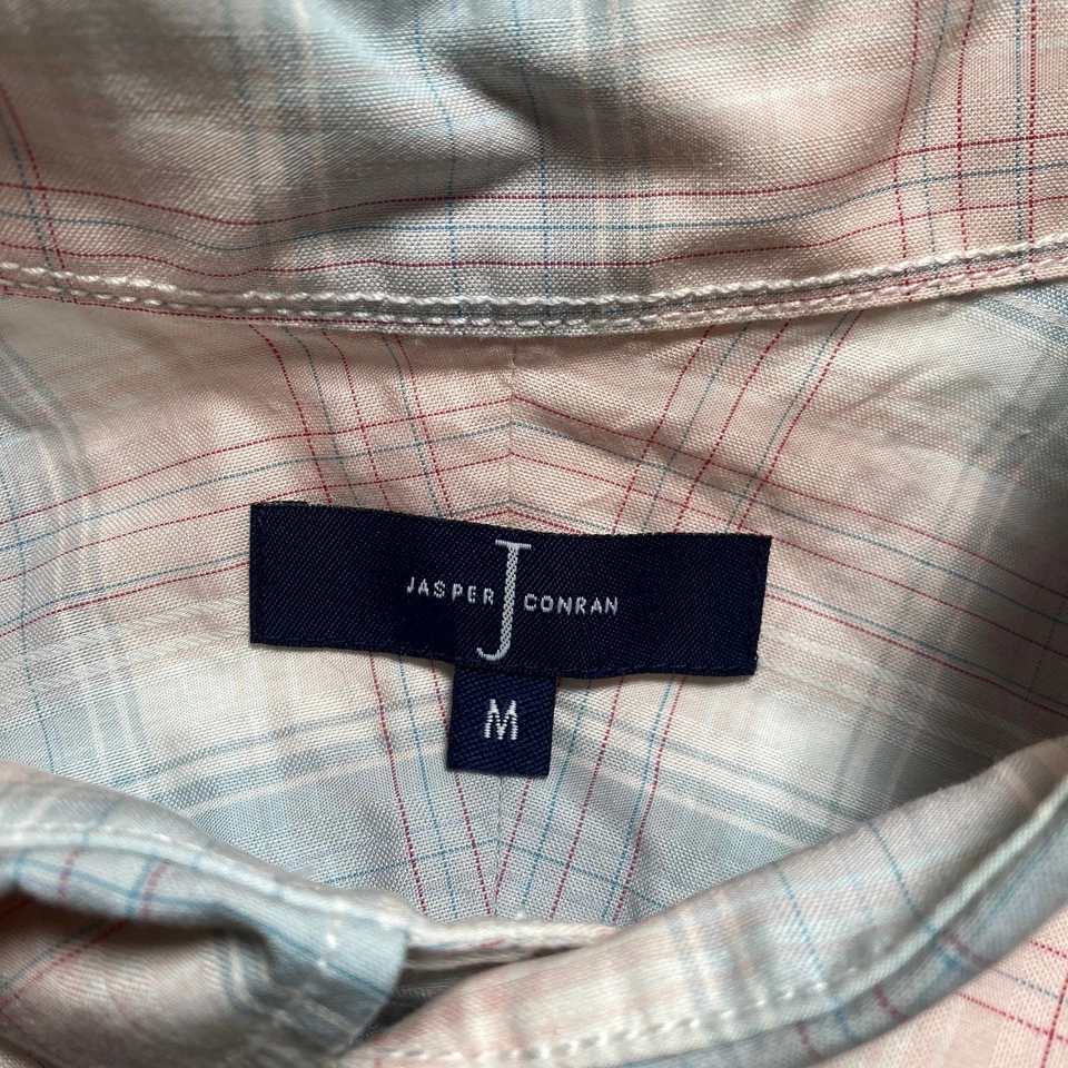 Jasper Conran Shirt Men's Medium Multicoloured Check Button Up Casual 100% Cotto - Image 4 of 4