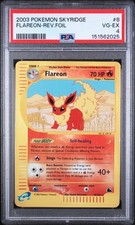 2003 POKEMON SKYRIDGE #8 FLAREON-REVERSE FOIL PSA 4 on eBay