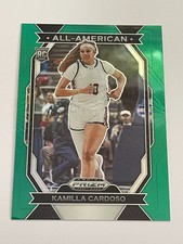 2024 Panini Prizm Draft Picks Gamecocks Kamilla Cardoso Green Rookie #3