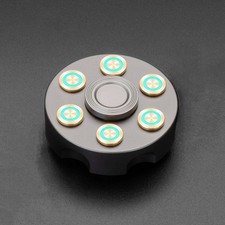 Revolver Clip Luminous Fidget Spinner EDC Metal Hand Spinner Adult Fidget Toys