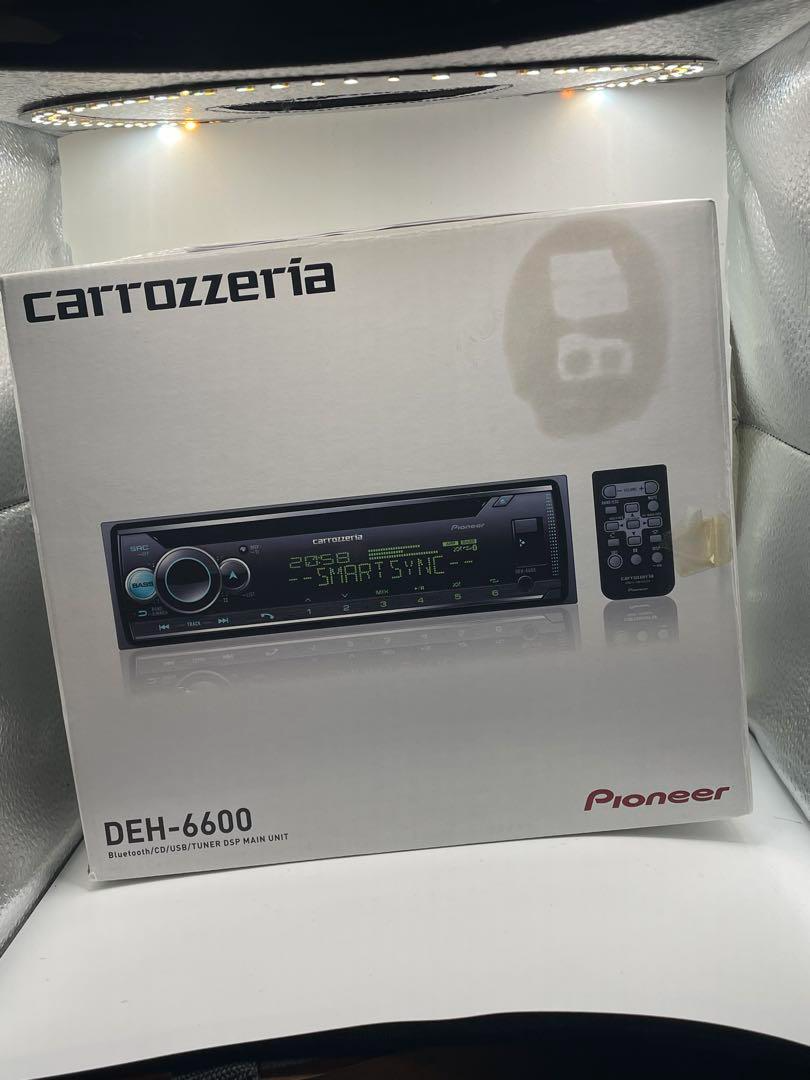 Pioneer Carrozzeria DEH-6600 1DIN CD USB AUX Bluetooth DSP Car 