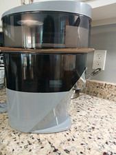 NIKKEN PiMag Waterfall Countertop Water Filter 3.5 Gal 4-Stage Gray Smoke
