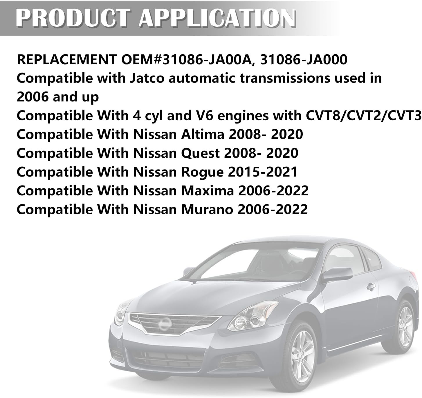 CVT Transmission Dipstick for Nissan Altima Quest - OEM 31086-JA00A (For Nissan)