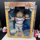 Vintage Cabbage Patch Kids Raphael Cullen Braves Baseball All Stars CPK Stadium