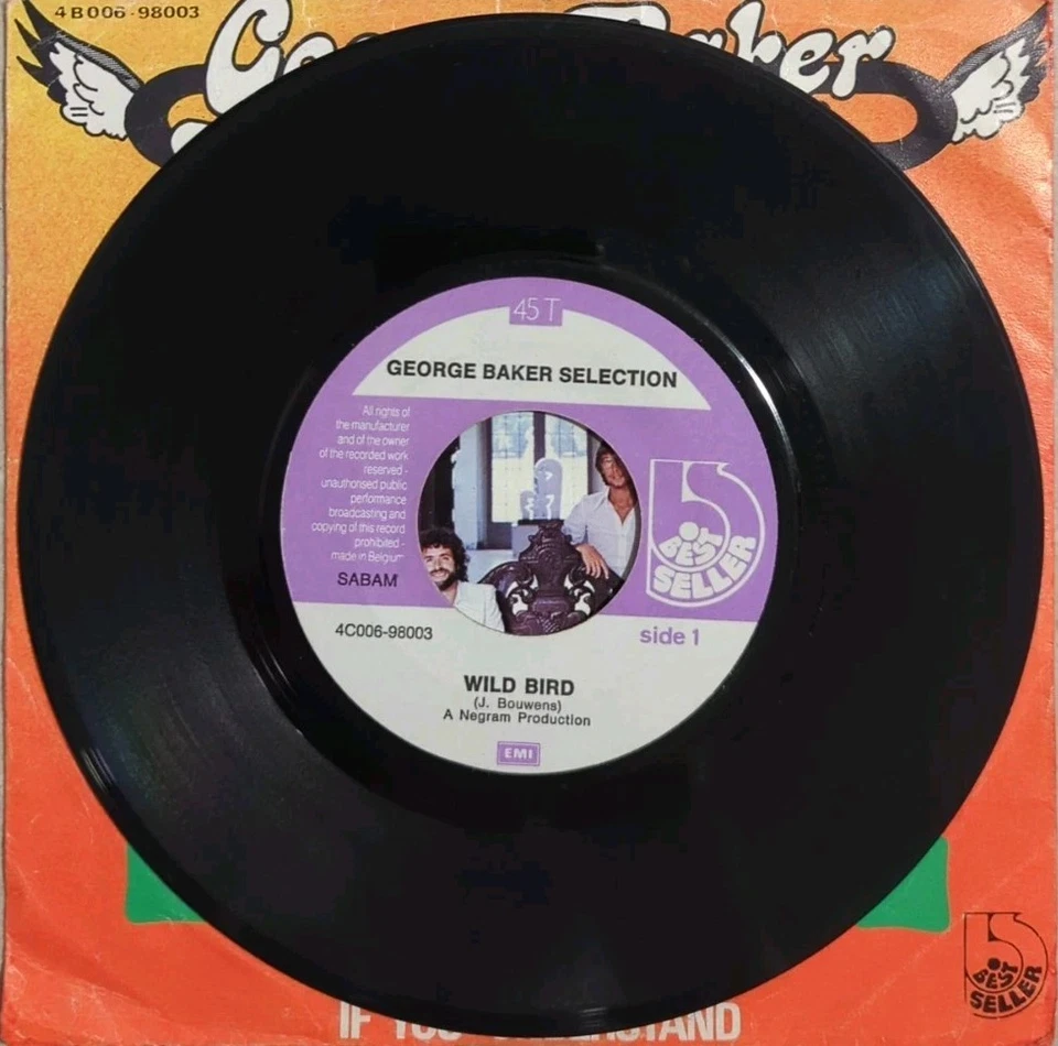 George Baker Selection - Wild Bird (1976 Vinyl 7" Single) Vocal Pop Soft Rock - Bild 3 von 4