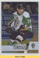 2017-18 Upper Deck CHL Rainbow Cole Fonstad #181 READ 9jn