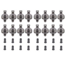 16pcs 17-4ph Stainless Steel Roller Rocker Arms 1.65 Ratio 716 Inch With Nut