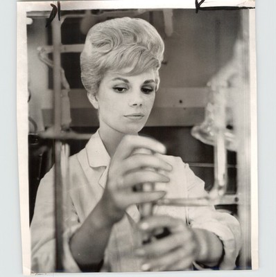 Harriet Joan Aguiar Scientist Researching Malaria 1966 New Orleans Press Photo