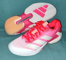 adidas adizero Ubersonic 5 Women's Tennis Shoes IH9936 Hot Pink White SIZE 10