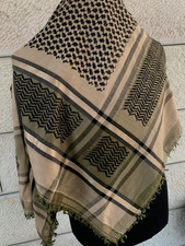 Original Palestinian Keffiyeh Shemagh Hatta 100 Cotton Desert Arafat Scarf RARE