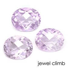 Affordable Pink Amethyst (Chessboard Cut) Oval 11x9mm Loose Gemstone