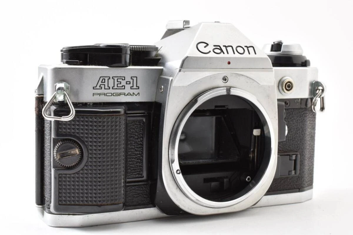 [EXC+] Canon AE-1 Programa Plateado Cámara Fotográfica Cuerpo/Óptica Limpia, Totalmente Probada