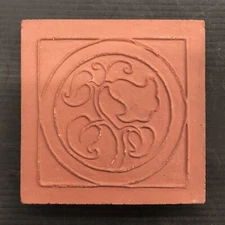 Rossman NY Vintage Unglazed Decorative Tile (2)