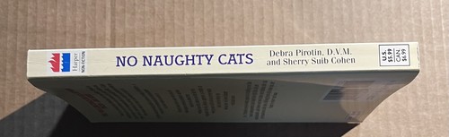 NO NAUGHTY CATS by Debra Pirotin 1995 Harper paperback CAT TRAINING REFERENCE - Picture 3 of 3