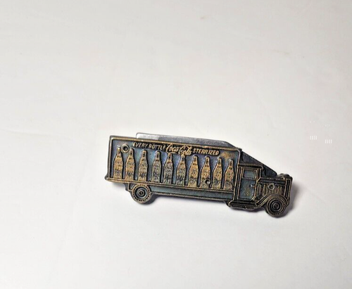Coca Cola, Brass, Truck, Pocket Knife, advertisement for Coke, Vintage - Picture 12 of 16