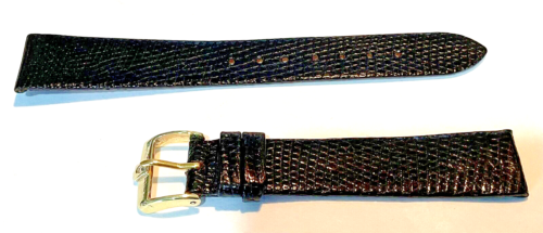 Neu ORIGINAL Eidechse KREISLER Uhrenarmband mit Accutron GF signierter Schnalle - Bild 7 von 9