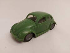 Vintage Volkswagen Beetle VW Plastic Tin Friction Toy Car Foreign Hungary
