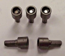 Bosch 38687 5/16" x 1-1/8" Magnetic Nutsetter 5pcs. USA
