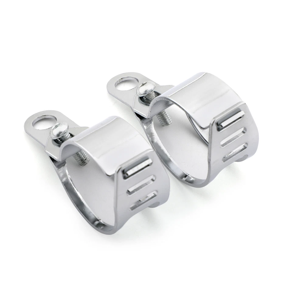 Indicador de soporte de luz de señal de giro para horquilla delantera 41-51 mm soporte de motocicleta CHR Foto 4 de 4