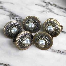 Stacking Ring Set 5 Boho Mixed Metal Statement Rings Womens Fashion Jewelry