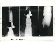 Press Photo pe Canaveral, Fla. launch of a rocket for orbit