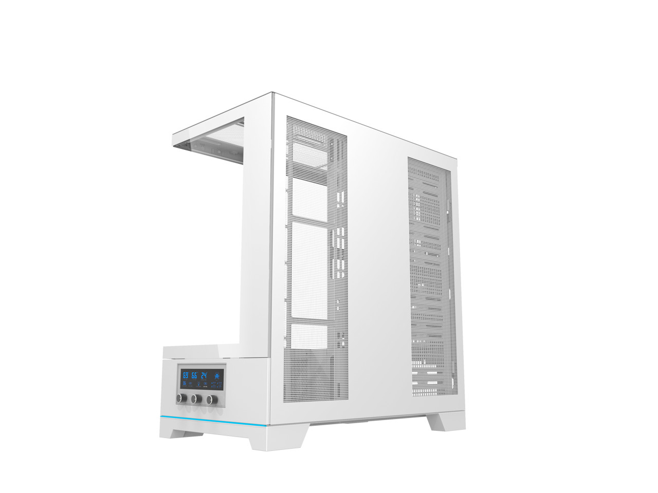 Корпус darkFlash DY451 из белой стали закаленного стекла ATX черного цвета корпус SPCC толщиной 08 мм