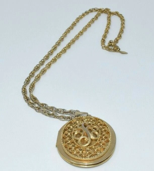 Sarah coventry locket necklace sale