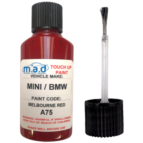 TOUCH UP FOR BMW MELBOURNE RED A75 PAINT 30ML 1 3 5 7 8 SERIES X3 X5 X6