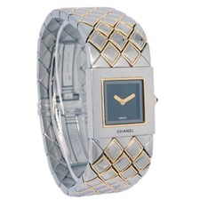 Chanel  Matelasse Quartz Watch SS 18KYG V.H.60794 113949