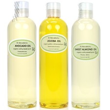 36 OZ ORGANIC PURE JOJOBA SWEET ALMOND OIL AVOCADO OIL