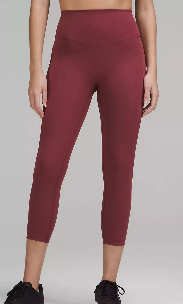 Lululemon All The Right Places Pants Women’s Legging Size 8 Berry Inseam 23”