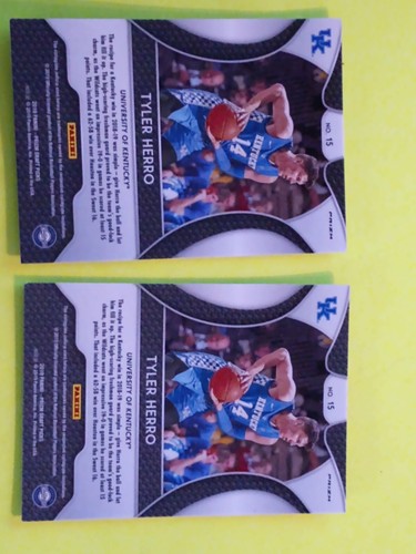 2 Karten Set Tyler Herro 2019-20 Prizm Entwurf #15 rot + grün RC's Hitze - Bild 7 von 7