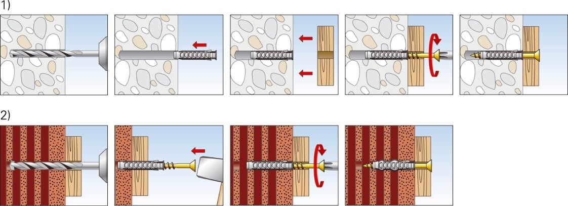 Fischer Spreizdübel SX Plus 10 X 80 | Spreizdübel Produktbild-Vorschau 2