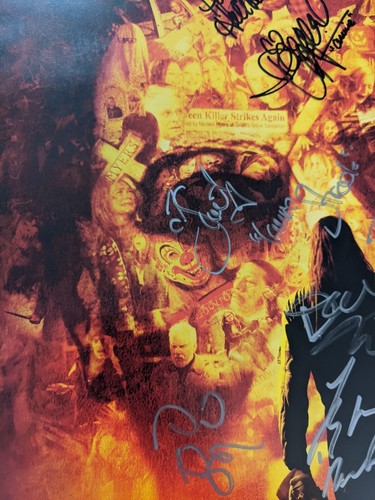Póster promocional de Rob Zombie's Halloween 2007 firmado x6 Sid Haig, Tyler Mane, Harris - Imagen 3 de 5