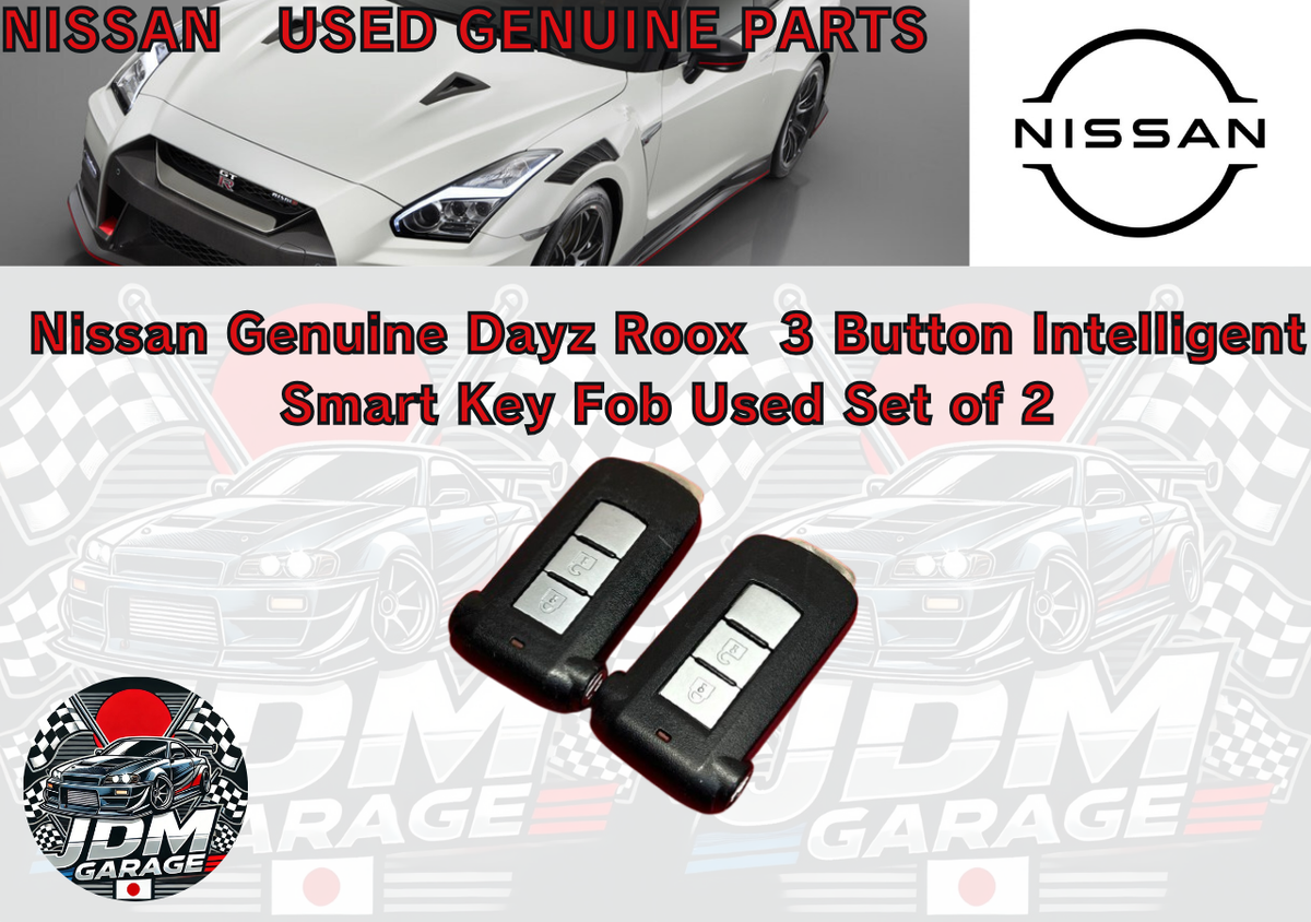 パーツ Nissan Dayz ROOX Nissan Genuine Dayz Roox 3 Button Intelligent Smart Key Fob Used