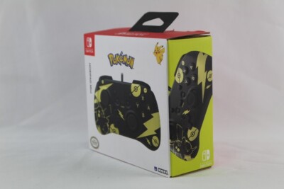 Pokémon Pikachu Black & Gold Hori HORIPAD Mini Wired Controller Switch  ️