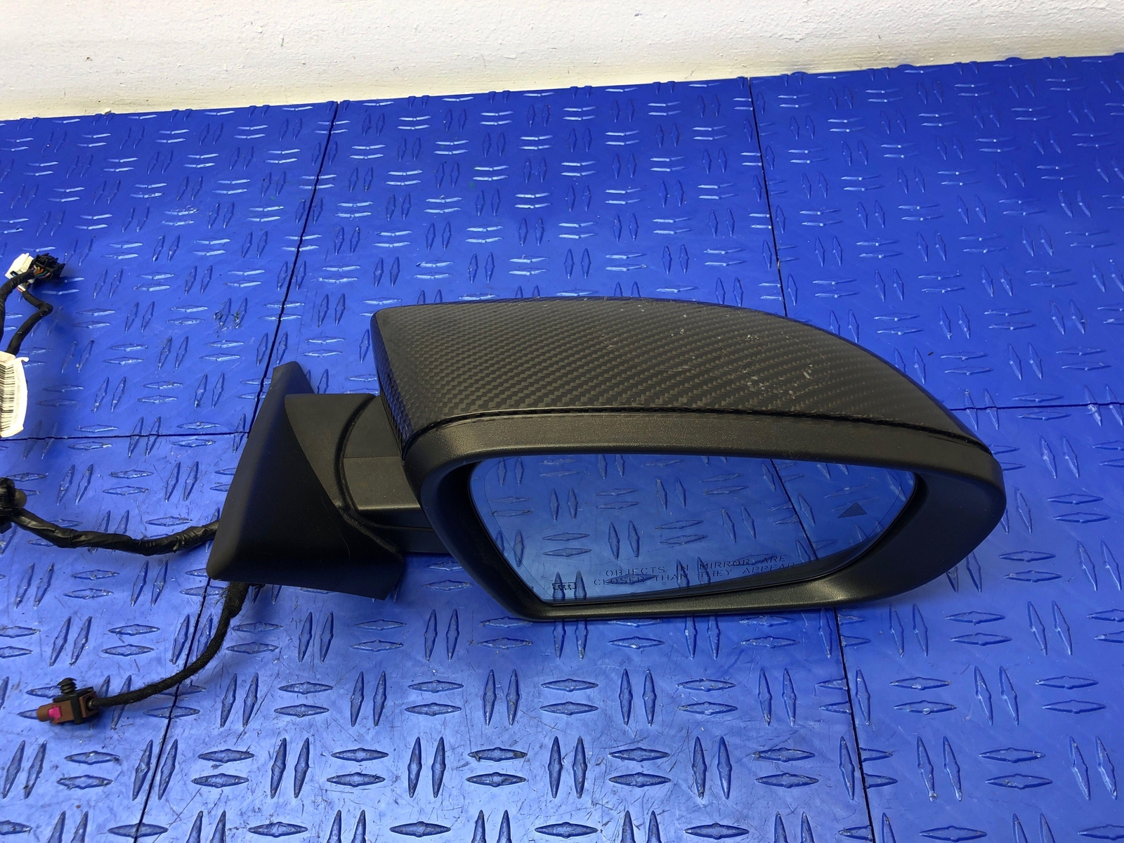 2013-2021 MASERATI QUATTROPORTE M156 RIGHT LEFT DOOR MIRROR SET W/CAMERAS CARBON