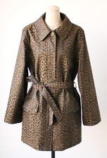 Fendi Leopard Patterned Jacket Coats