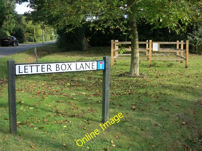 Photo 6x4 Letter Box Lane and Pound Princes Risborough There is a letter  c2014