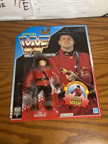 WWF Mountie Hasbro MOC Series 5 FIGURE 1992 WWE WC...