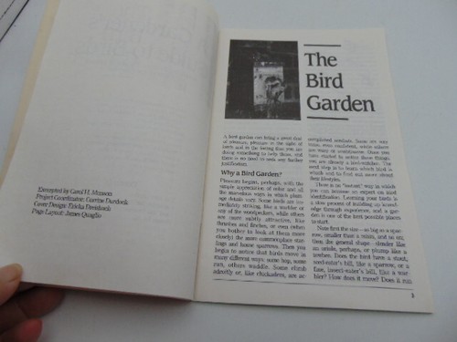 A Gardener's Guide to Birds - 1993 Rodale - 50 Stck. Taschenbuch Broschüre/Broschüre - Bild 5 von 9