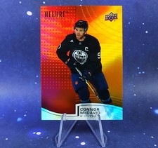 Connor McDavid 2021-22 Upper Deck Red Orange Rainbow Oilers Allure Hockey