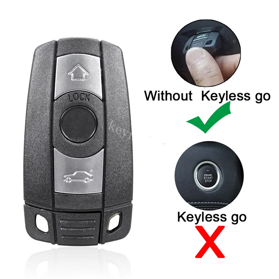 2 Llavero remoto de repuesto para BMW 328xi 335xi 2007 2008 528i xDrive 2009 2010 Foto 2 de 4