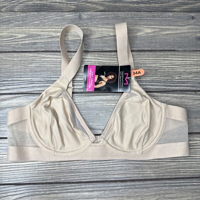 Maidenform Self Expression 2 Ply Lining For Shape & Support Demi Bra Nude 34A