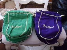 Crown Royal drawstring pouch bags - choice