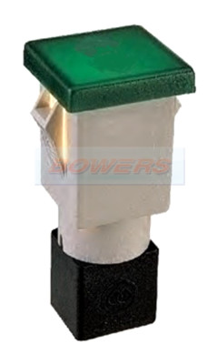 COBO GRÜN AUTO ARMATURENBRETT PANEL WARNLICHTLAMPE 12V 24V 19MM LOCH