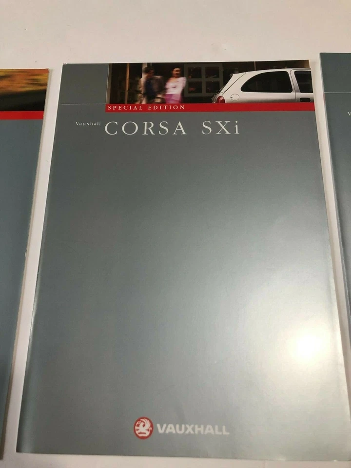 VAUXHALL VECTRA TOURER, TIGRA CHEQUER & CORSA SXI SPECIAL ED BROCHURES 1998 (3) - Image 3 of 4