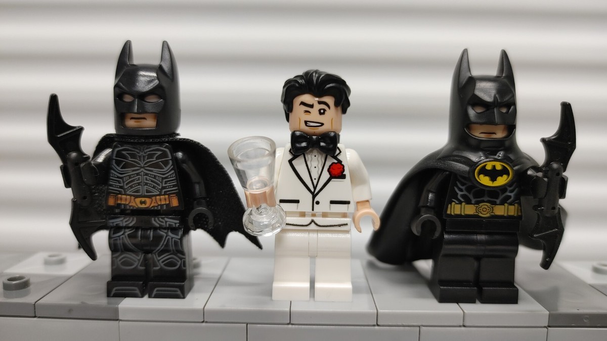 Batman Minifigure Lego Bruce Wayne Hair LEGO Bruce Wayne