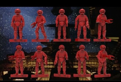 Black Hole Sentry Robot x5 28mm stargrave starsaga Starfinder Planet28