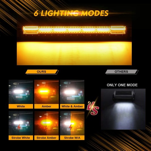 Combo de luz de trabajo AUXBEAM 32" pulgadas barra de punto combo todoterreno conducción todo terreno 4x4 - Imagen 5 de 11
